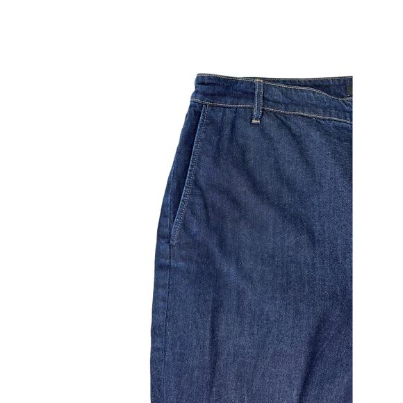 Lauren Ralph Lauren Black Label High Waist Straight Jeans Blue Dark Wash Size 16 - Picture 4 of 9